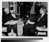 JFK with Carl Sandburg 